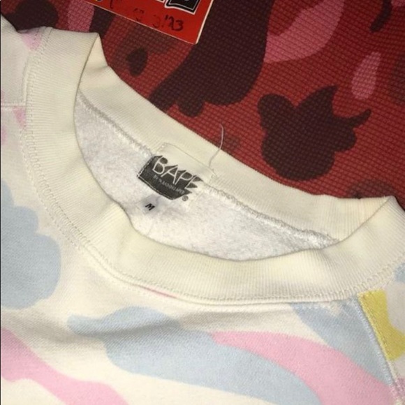 Bape cotton candy camo crewneck - Picture 2 of 4